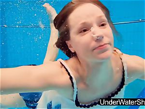 fantastic and sizzling teenager Avenna in the pool