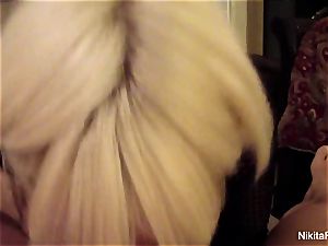 Nikita gives you a individual glamour dance & a point of view blowjob