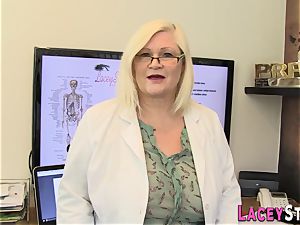 Mature doctor booty plowed