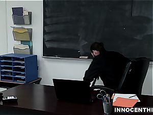 schoolgirl luvs professor's fuck-stick